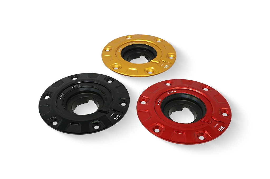 [CNC-TSB15B] Fuel tank cap - flange Gear (Black)
