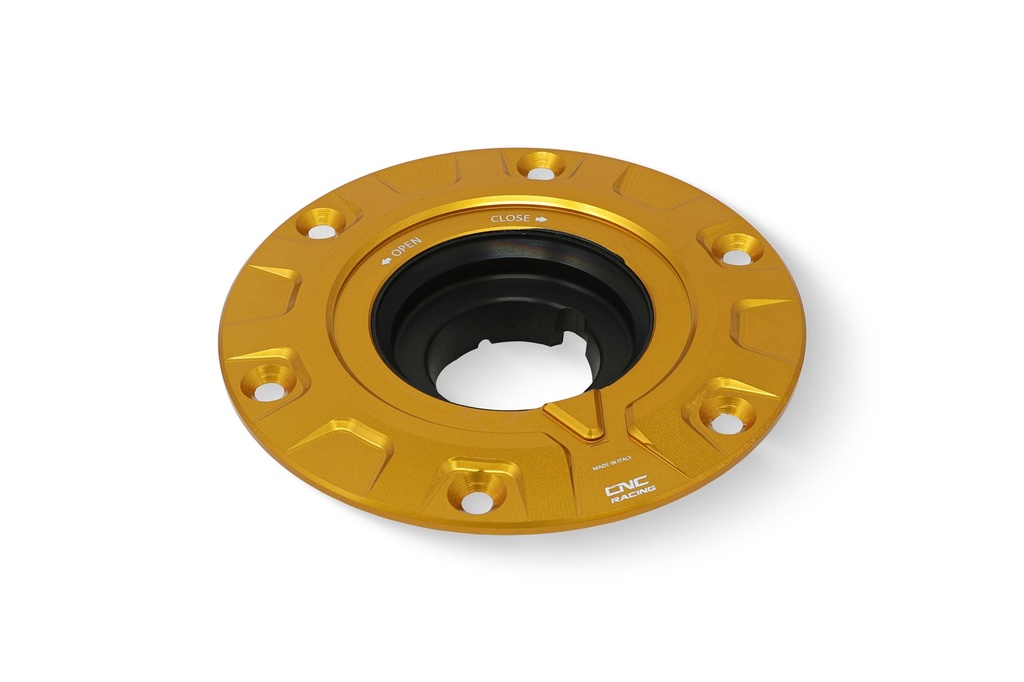[CNC-TSB15G] Fuel tank cap - flange Gear (Gold)