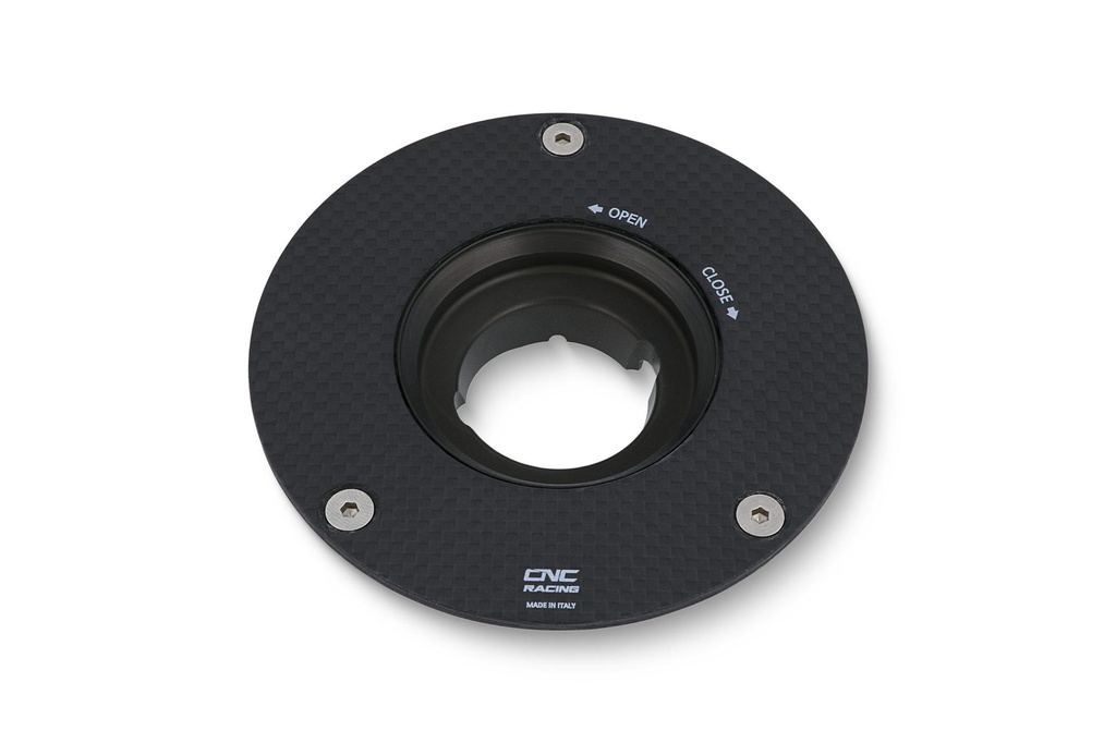 [CNC-TSB21K] Fuel tank cap - flange CARBON FIBER (Glossy)