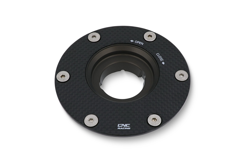[CNC-TSB22Y] Fuel tank cap - flange CARBON FIBER (Matte)
