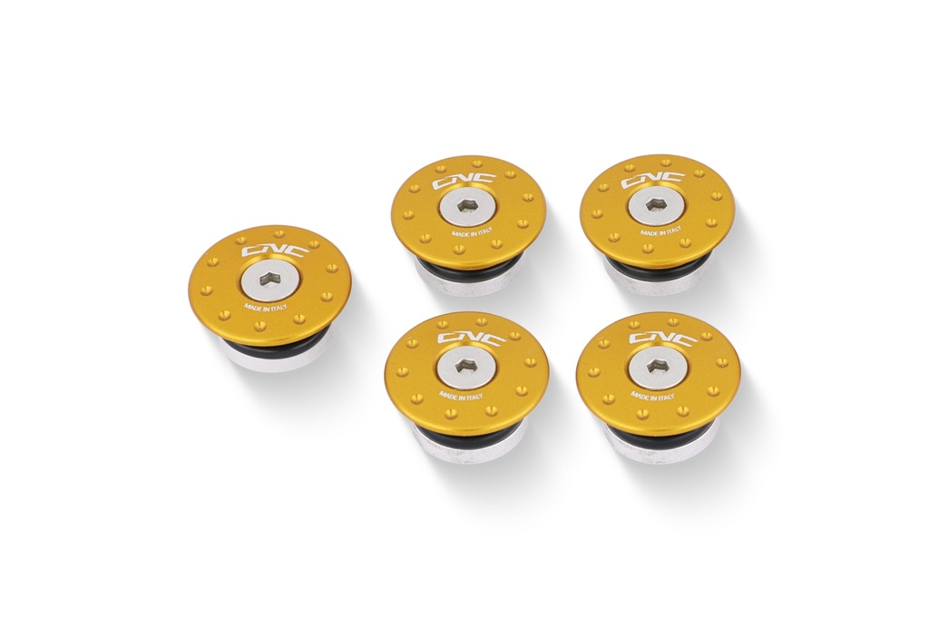 [CNC-TT301G] Frame caps sets Ducati Monster (Gold)