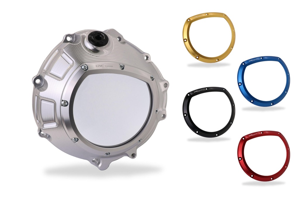 [CNC-CA800SS] Clear clutch cover for BMW silver color (Silver)
