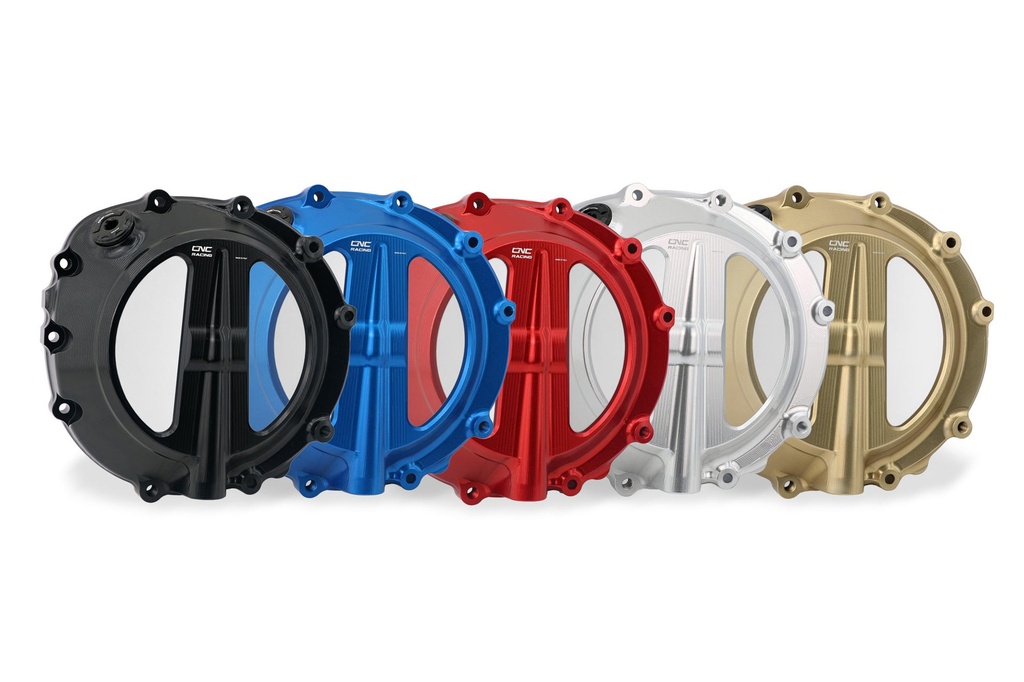[CNC-CA801B] Clear clutch cover BMW - cable control (Black)