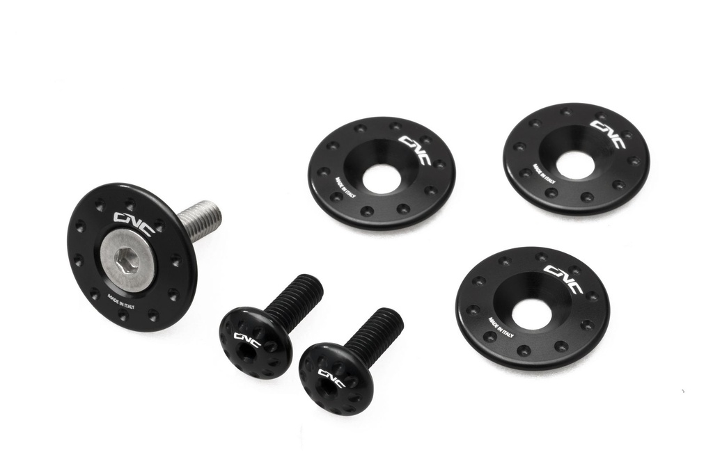 [CNC-TT337B] Radiator cover cap set Ducati Multistrada Enduro (Black)