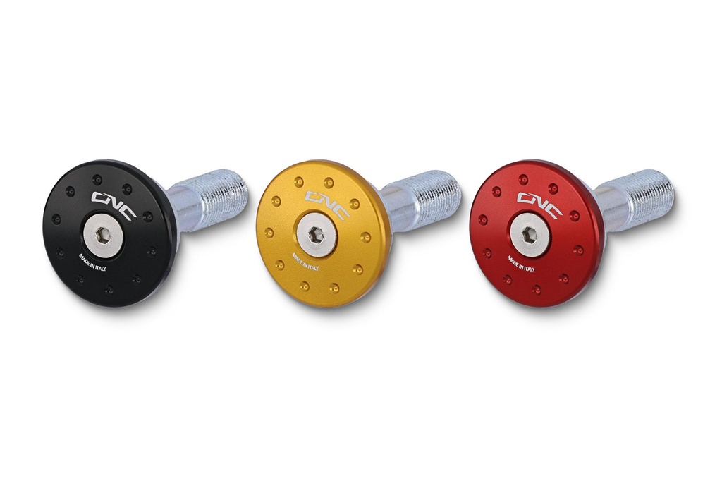 [CNC-TT352B] Frame caps set Ducati Panigale and Streetfighter V4 - smaller holes (Black)