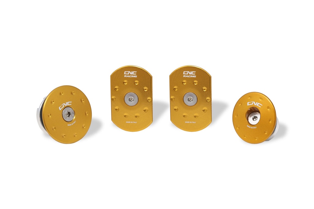 [CNC-TT362G] Frame caps kit MV Agusta - Frame side plate (Gold)