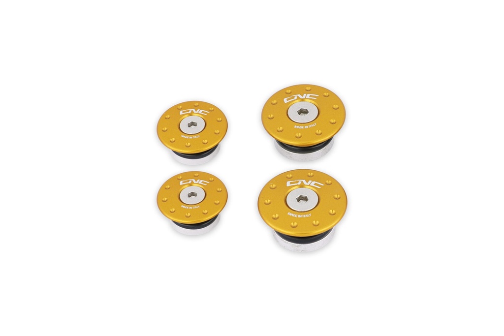 [CNC-TT369G] Frame caps kit Ducati DesertX (Gold)