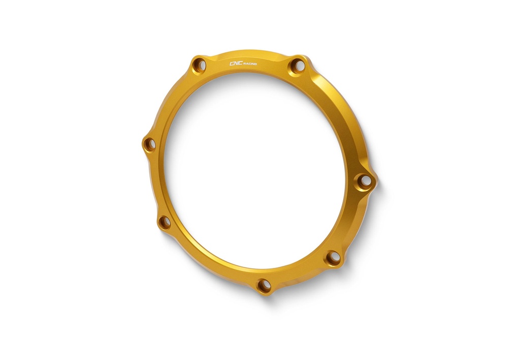 [CNC-CAC01G] Clear cover oil bath clutch Ducati - only frame (Gold)
