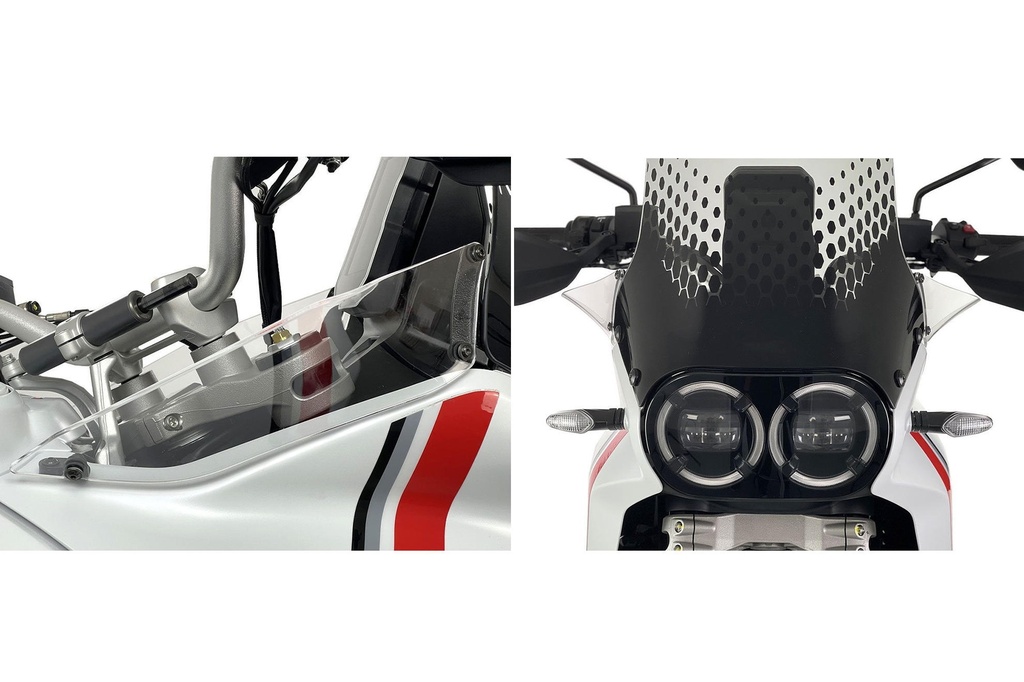 [CNC-WS364CL] Air Deflectors Ducati DesertX - Clear