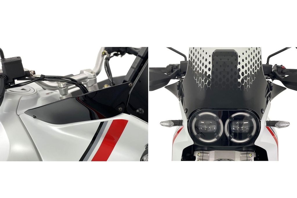 [CNC-WS364B] Air Deflectors Ducati DesertX - Black