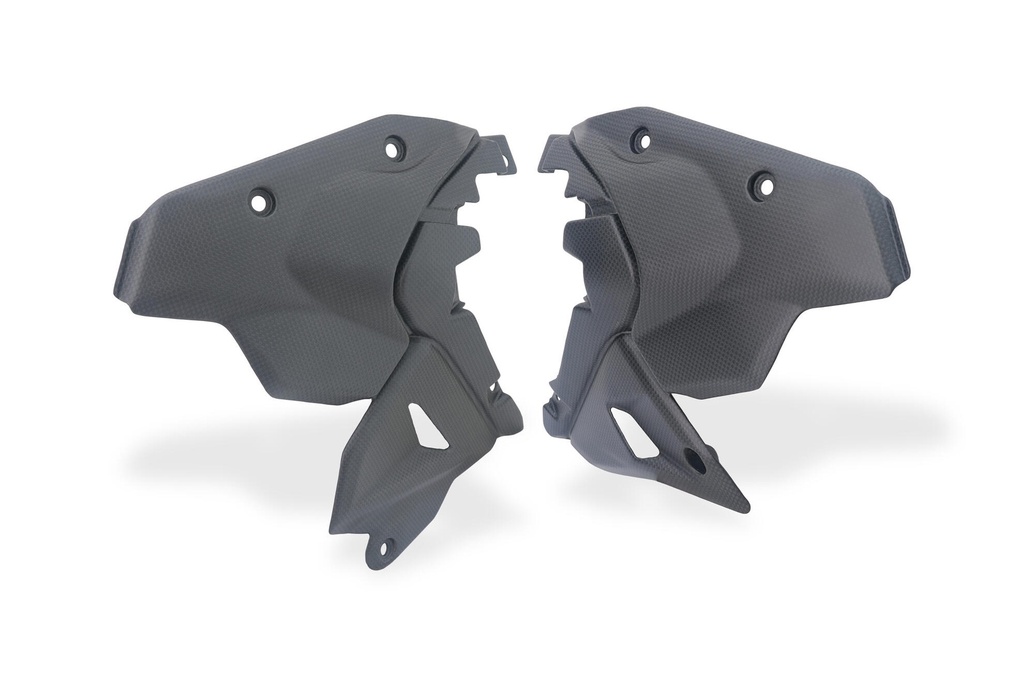 [CNC-ZA212Y] Engine side covers LH/RH Ducati Streetfighter V2 - Carbon