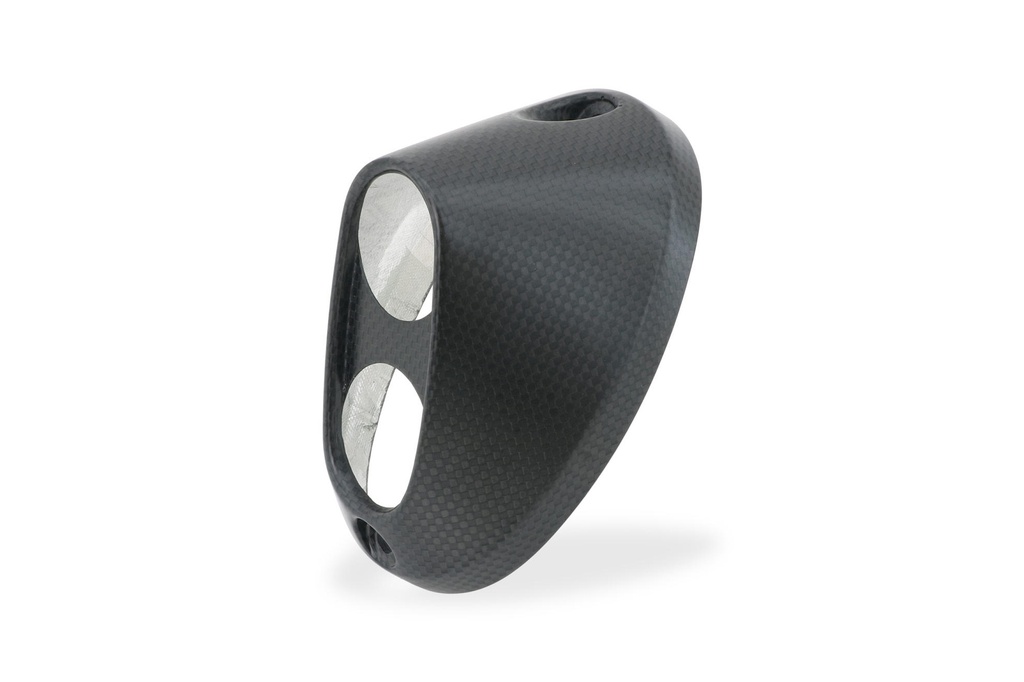 [CNC-ZA247Y] Exhaust Silencer Endcap Ducati DesertX - Carbon