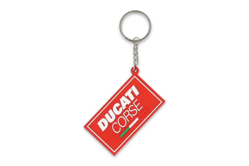 [CNC-2356004] Keyring Ducati Corse - Logo (100% PVC)