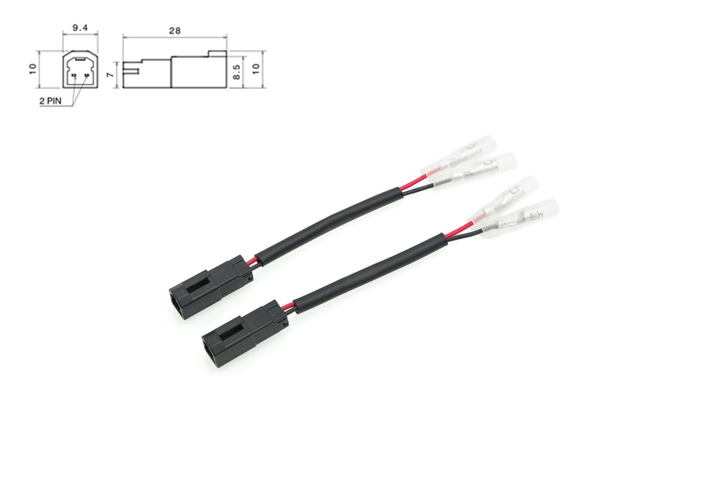 [CNC-CB001B] Indicators Cable Kit plugs for Ducati