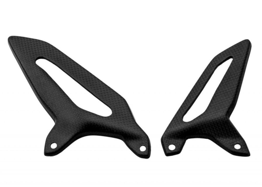 [CNC-ZA839Y] Carbon heel guard rider footpegs Ducati Panigale