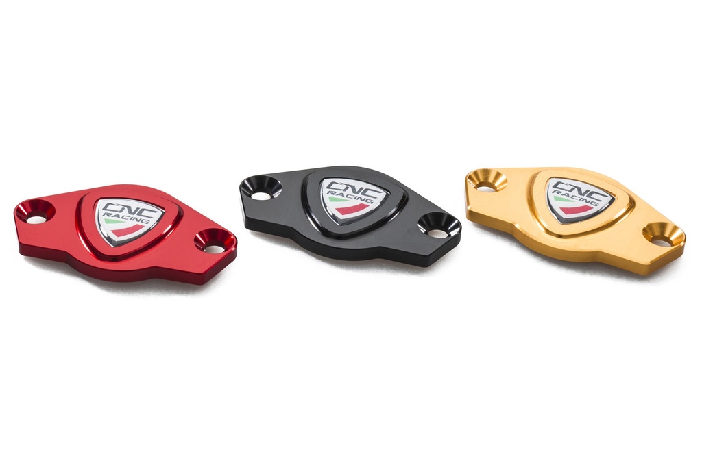 [CNC-CF262B] Timing inspection cover for Ducati - Sticker Edition (Black)