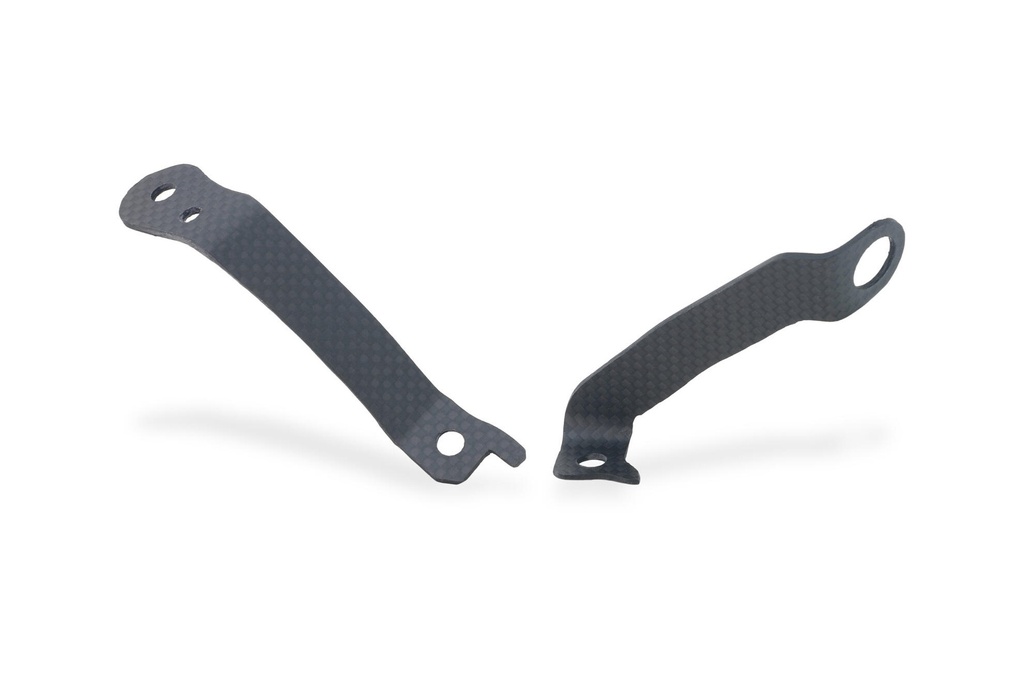 [CNC-ZA955Y] Bracket kit for clutch and brake fluid tank Ducati Panigale V4 - Carbon