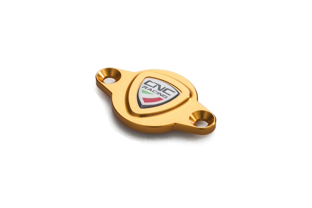 [CNC-CF263G] Timing inspection cover for Ducati - Sticker Edition (Gold)