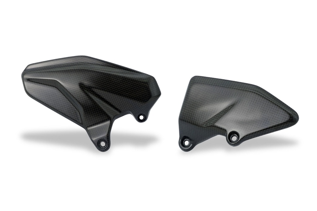 [CNC-ZA992Y] Heel guard kit Ducati Multistrada V4 - Carbon (Matte)