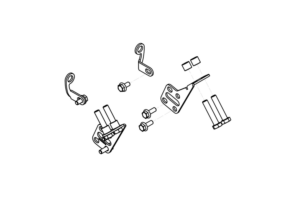[CNC-ZAB01B] GP DUCTS - Mounting kit