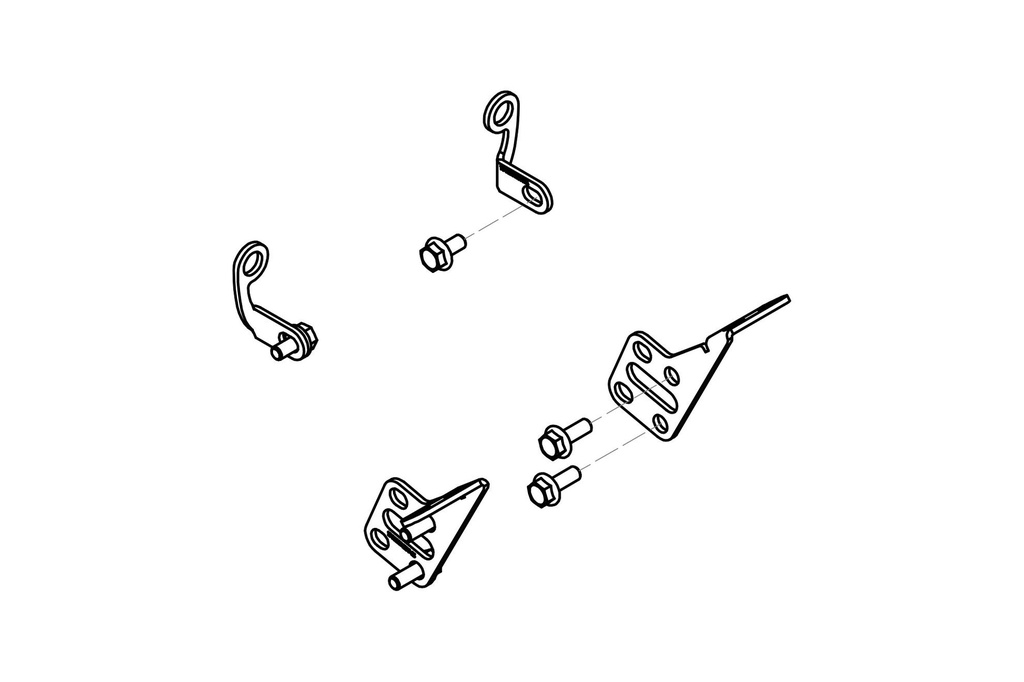 [CNC-ZAB03B] GP DUCTS - mounting kit