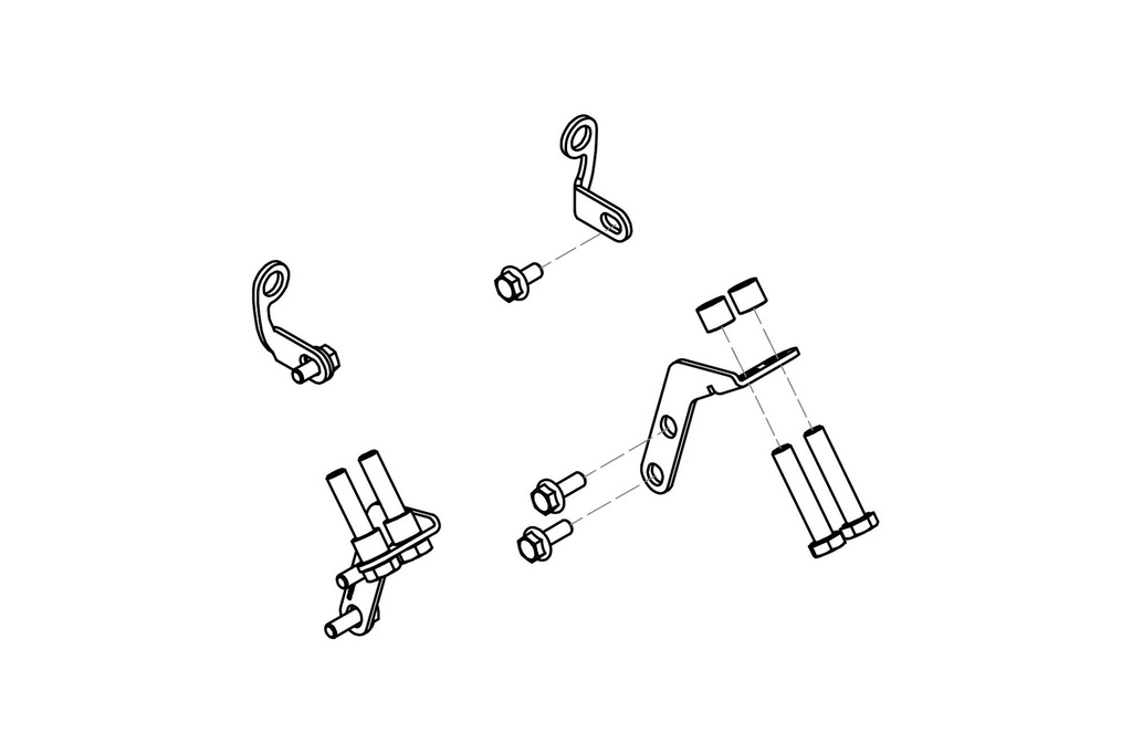 [CNC-ZAB05B] GP DUCTS - Mounting kit