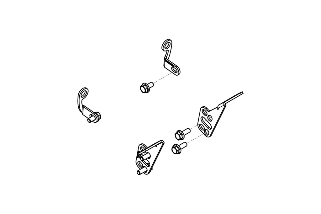 [CNC-ZAB10B] GP DUCTS - mounting kit