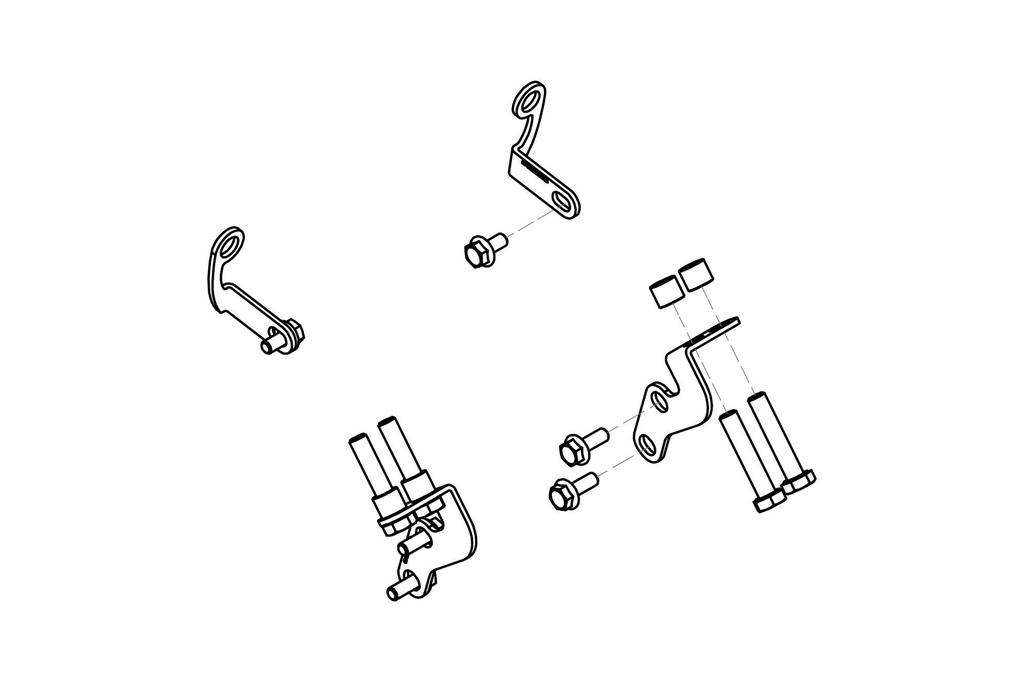 [CNC-ZAB11B] GP DUCTS - mounting kit