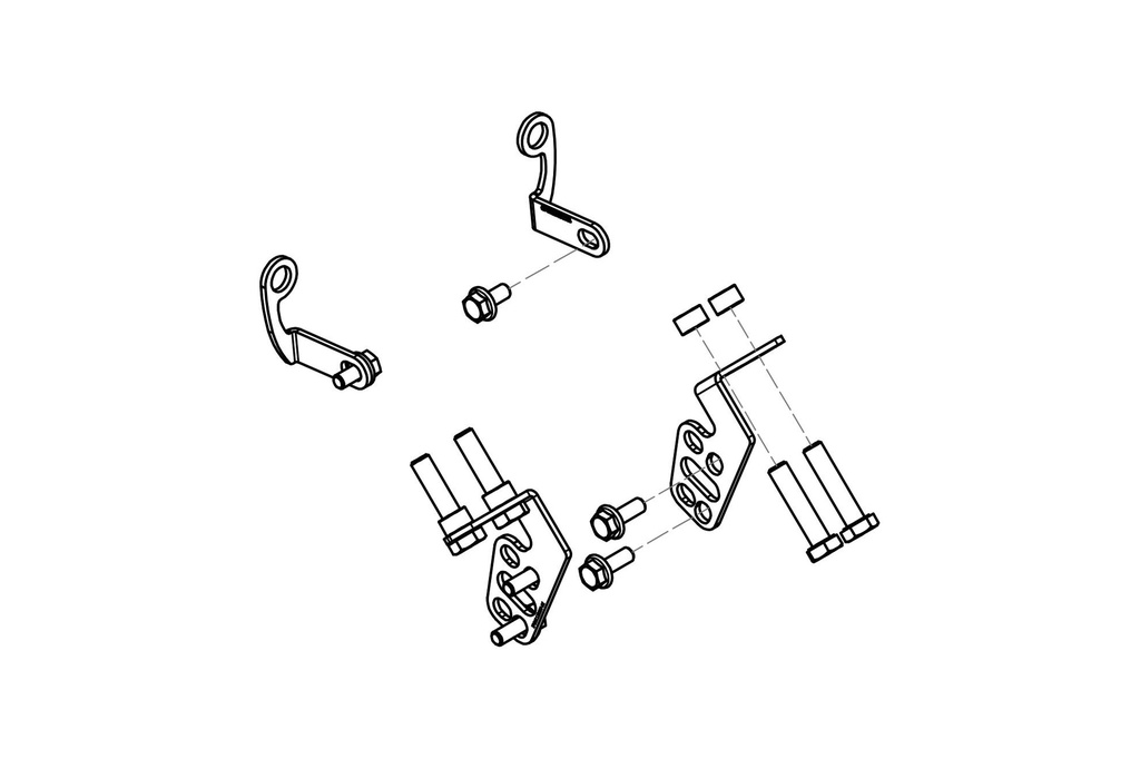 [CNC-ZAB12B] GP DUCTS - mounting kit