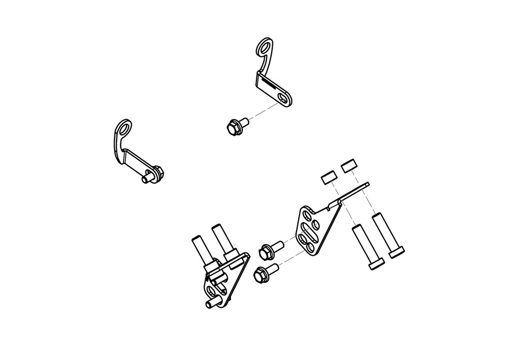 [CNC-ZAB13B] GP DUCTS - mounting kit