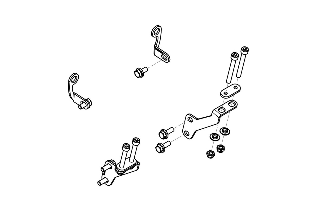 [CNC-ZAB14B] GP DUCTS - mounting kit