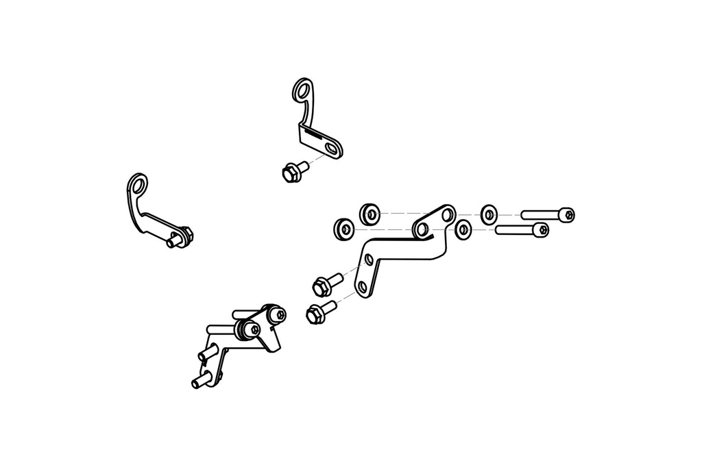 [CNC-ZAB17B] GP DUCTS - MOUNTING KIT