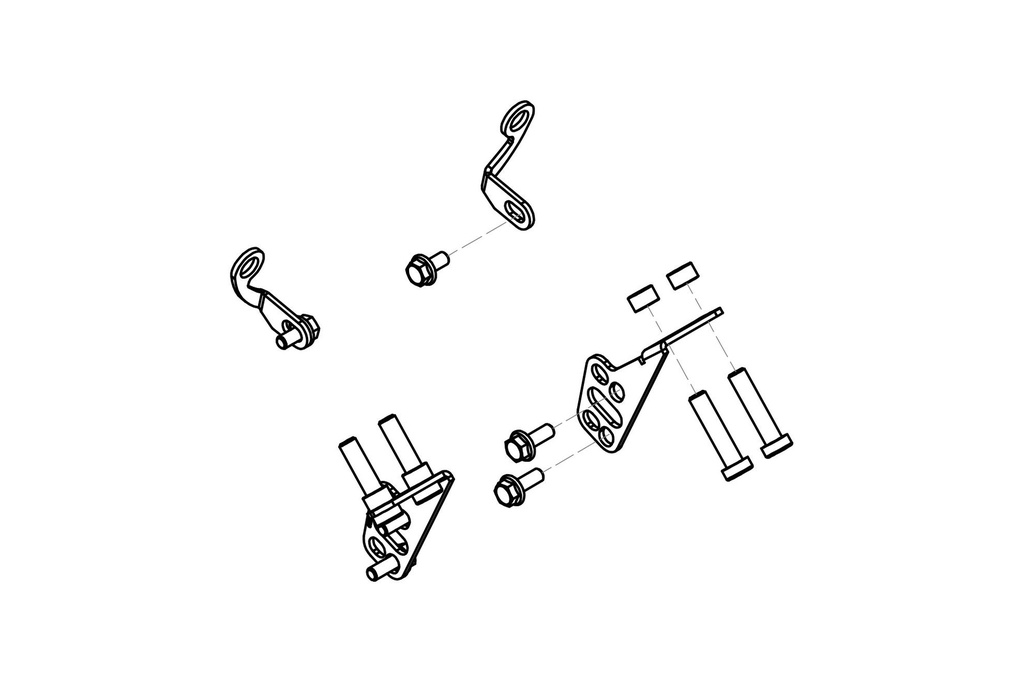 [CNC-ZAB21B] GP DUCTS - mounting kit