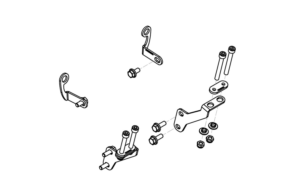 [CNC-ZAB22B] GP DUCTS - mounting kit