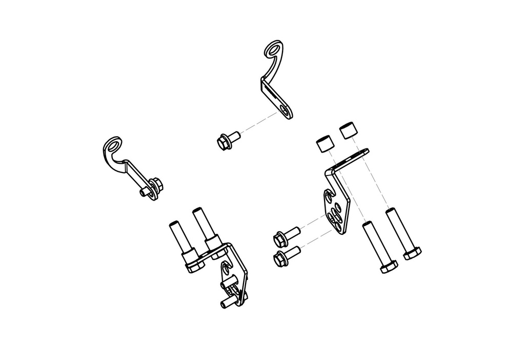 [CNC-ZAB24B] GP DUCTS - mounting kit