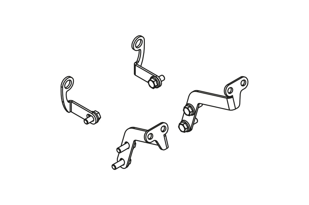 [CNC-ZAB27B] GP DUCTS - mounting kit