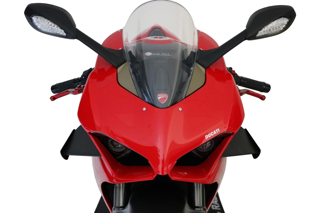 [CNC-ZW002Y] GP Winglets Ducati Panigale V4 - Carbon fiber (Matte)