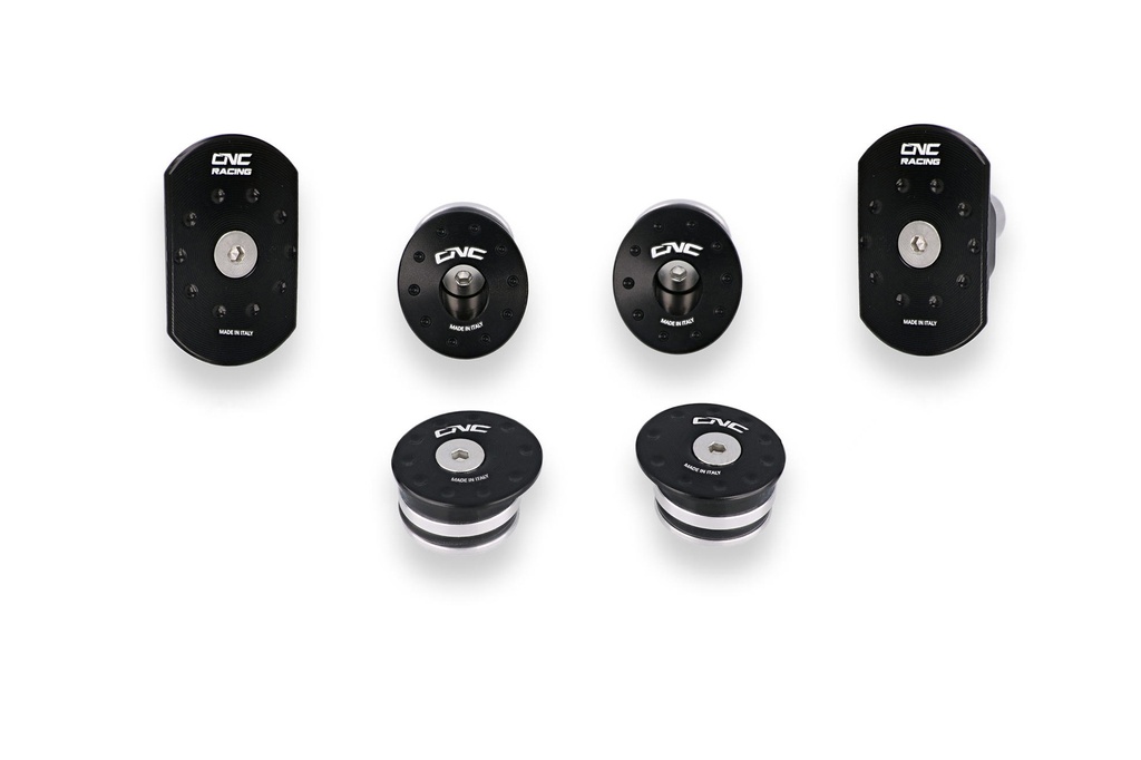 [CNC-TT334B] Frame cap sets MV Agusta F4 (Black)