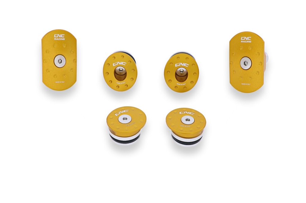 [CNC-TT334G] Frame cap sets MV Agusta F4 (Gold)