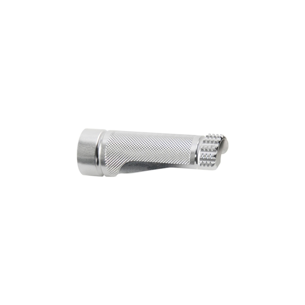 [LT-FTR1098SIL] Fixed Footpeg for Rearset Length 75 mm / ø 26 mm (M8) (Argento)