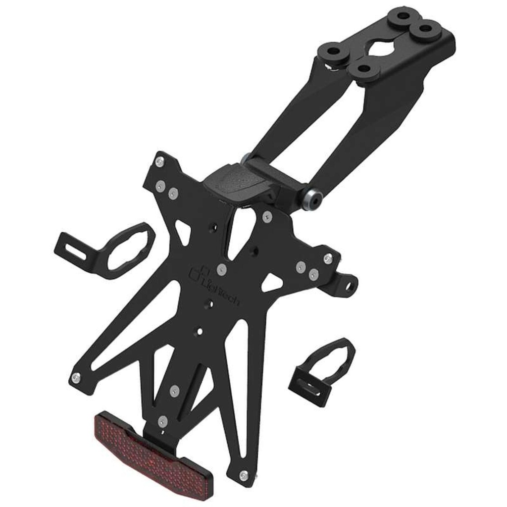 [LT-KTARKA215B2] Adjustable License Plate Holder Kit for Kawasaki (NeroB2)