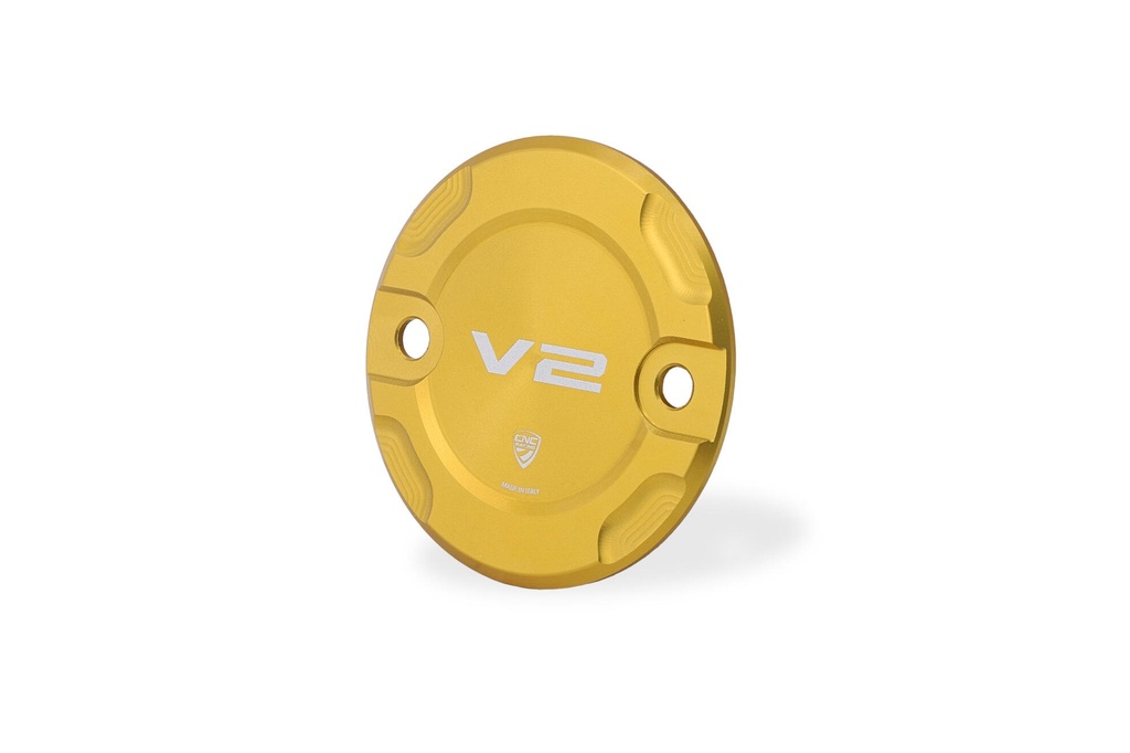 [CNC-CF267G] Timing inspection cover for Ducati V2 (Gold)
