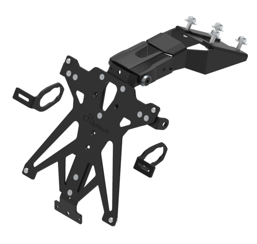 [LT-TARKA222B2] Adjustable License Plate Holder for Kawasaki (NeroB2)