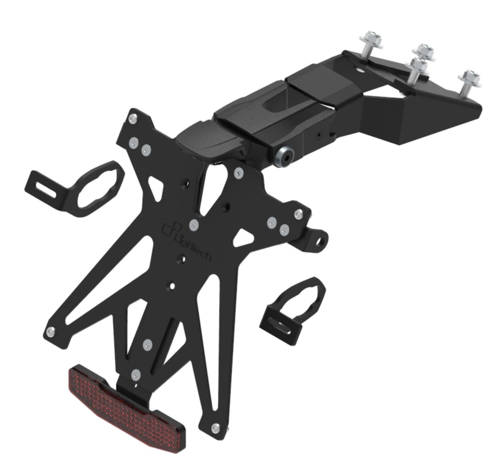 [LT-KTARKA222A1] Adjustable License Plate Holder Kit for Kawasaki (NeroA1)