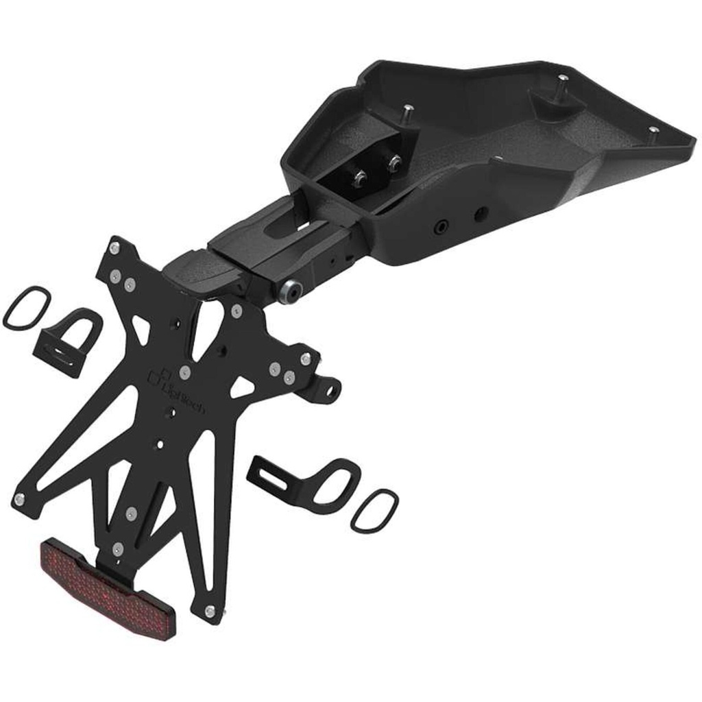 [LT-KTARDU221A1] Adjustable License Plate Holder Kit for Ducati (NeroA1)