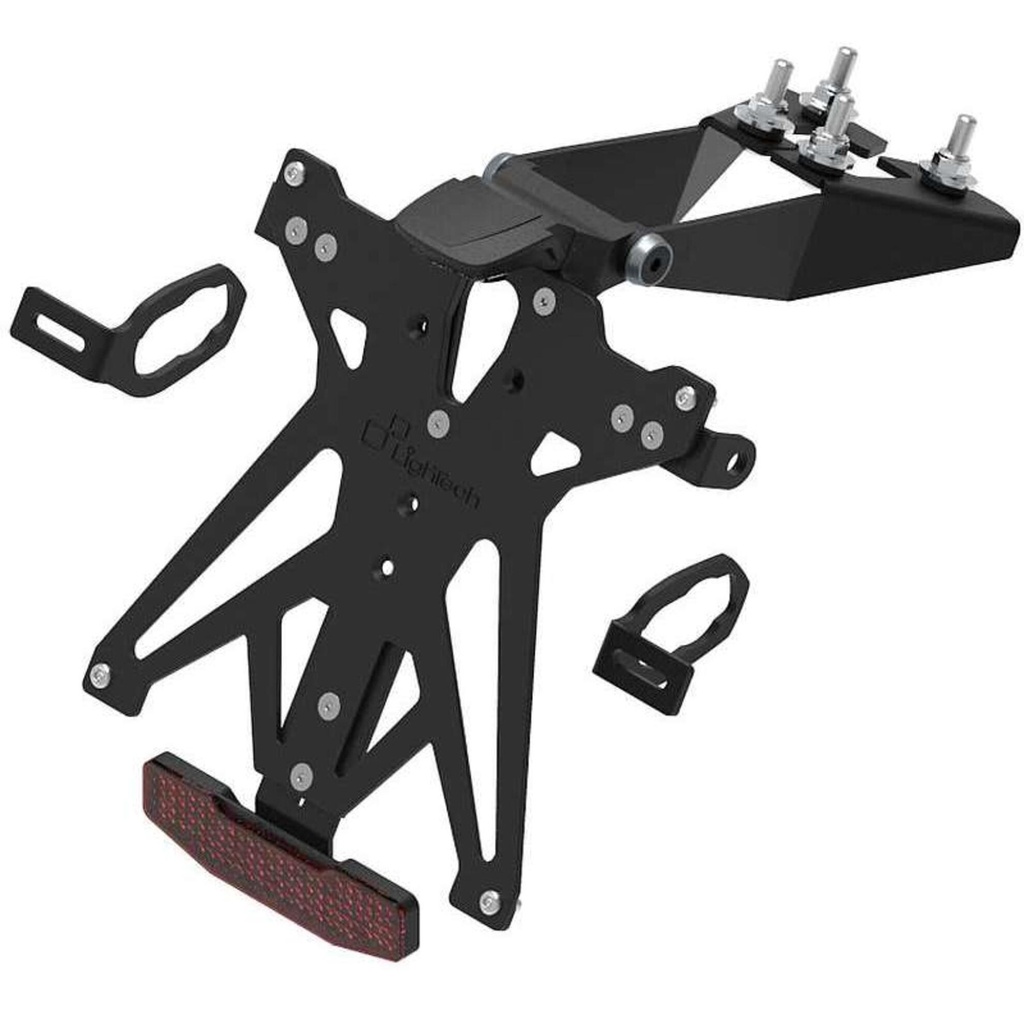 [LT-KTARKA224B1] Adjustable License Plate Holder Kit for Kawasaki (NeroB1)