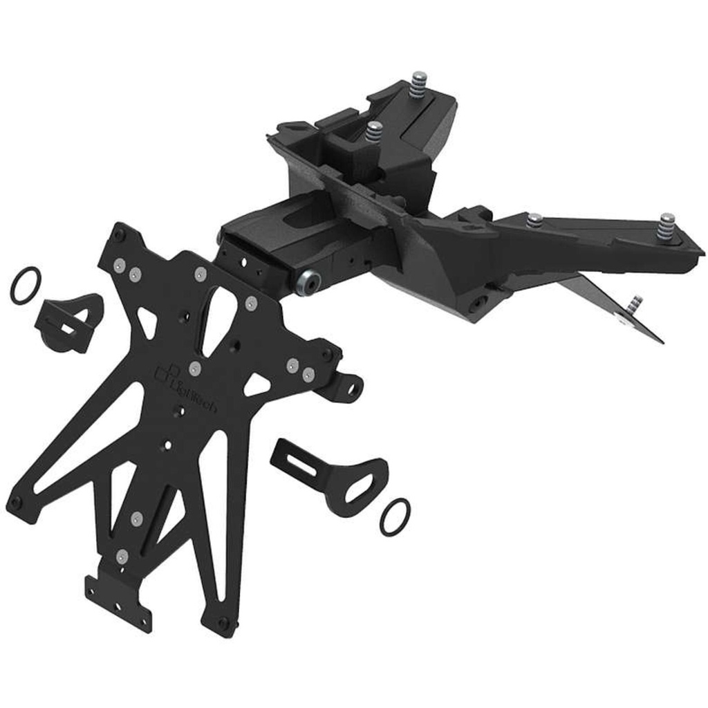 [LT-TARHO224B3] Adjustable License Plate Holder for Honda (NeroB3)