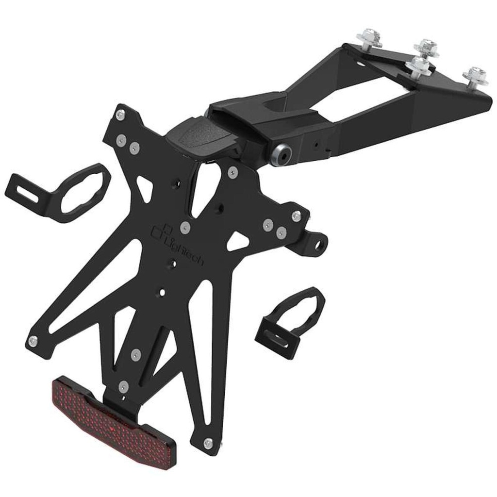 [LT-KTARKA229B3] Adjustable License Plate Holder Kit for Kawasaki (NeroB3)