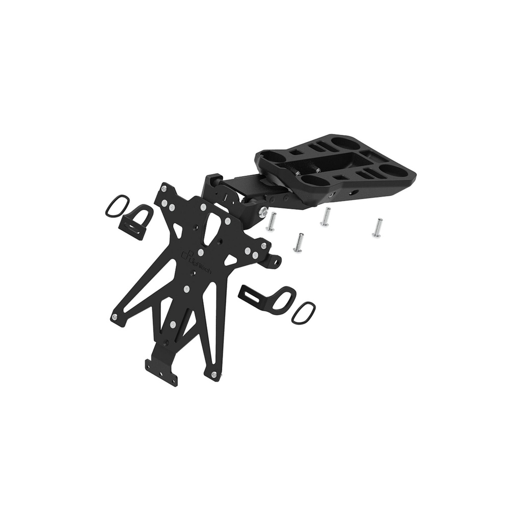 [LT-TARDU122A3] Adjustable License Plate Holder for Ducati (Naturale)