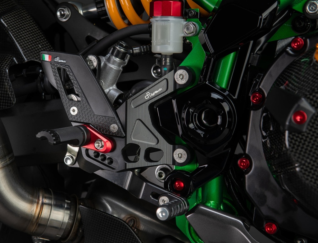 [LT-FTRKA015W] Adjustable Rear Sets With Fold Up Foot Pegs for Kawasaki